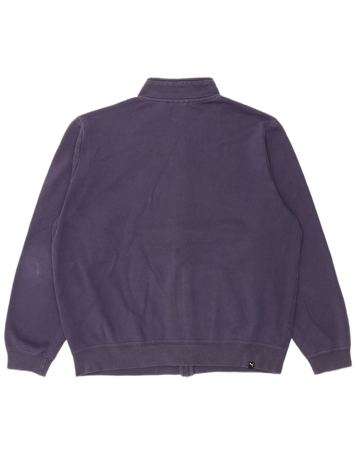 Puma Hombre Chándal Top Chaqueta XL Azul Marino Algodón