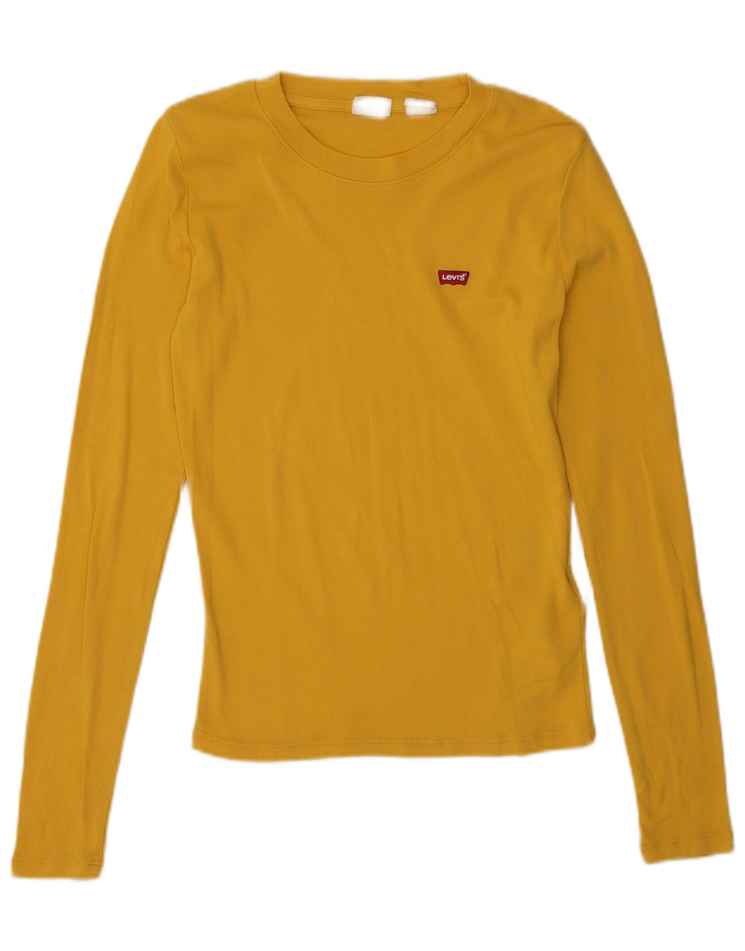 Levi's Top de manga larga para mujer UK 6 XS Algodón amarillo