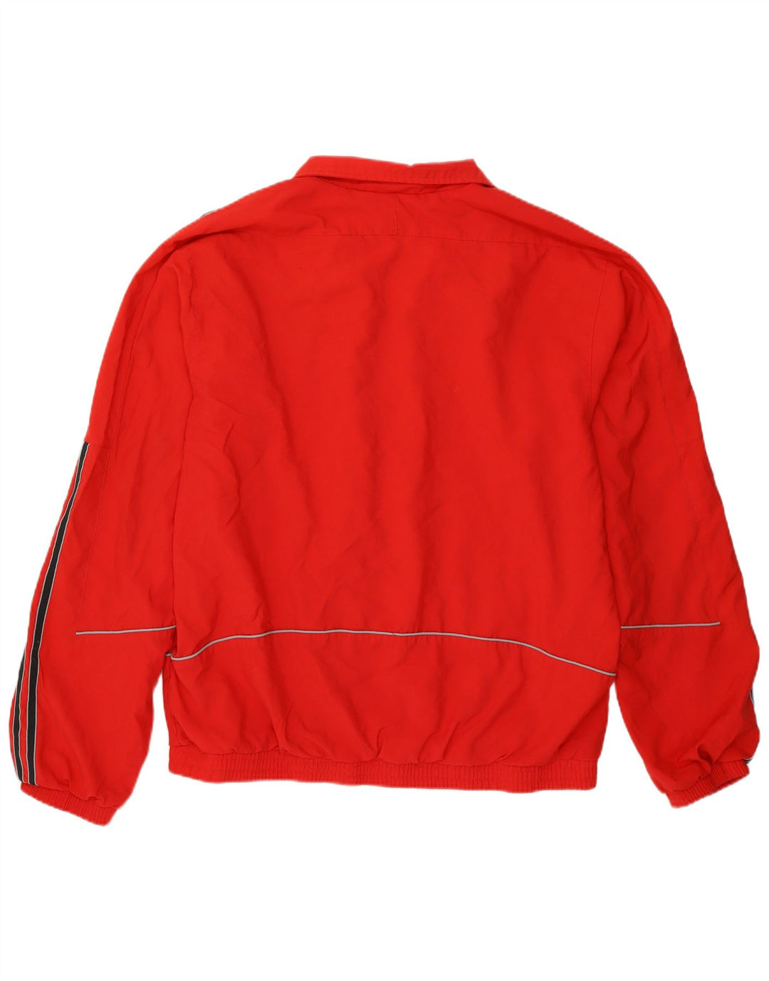 Adidas - Chaqueta de chándal para hombre, talla 42/44, poliéster color rojo grande