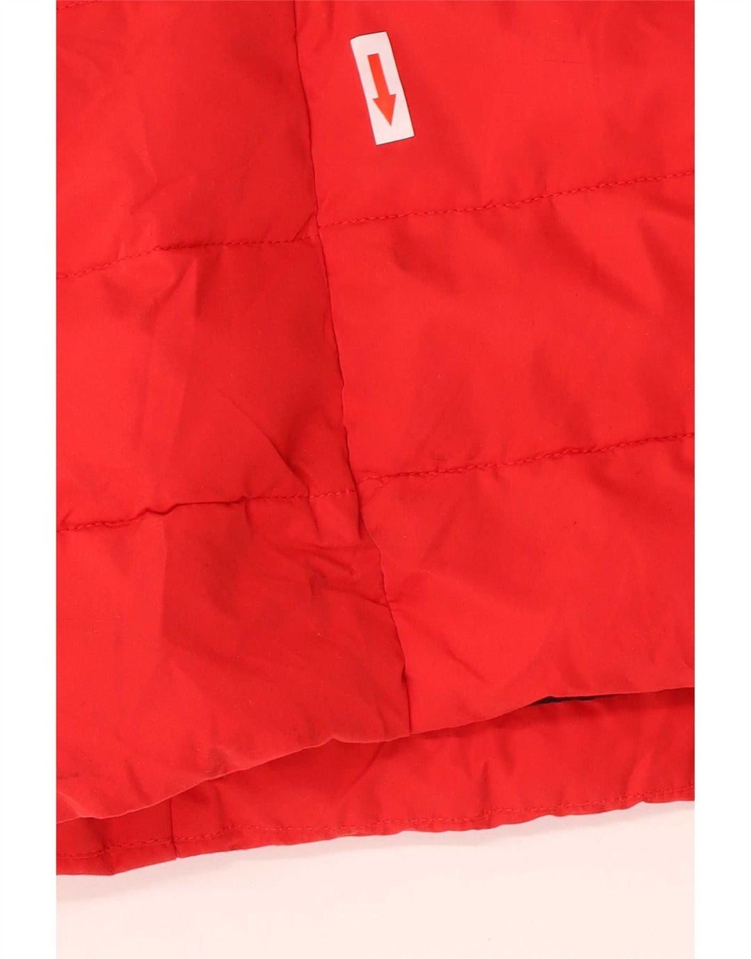 Superdry Abrigo acolchado con capucha para mujer Reino Unido 44 Poliéster rojo grande