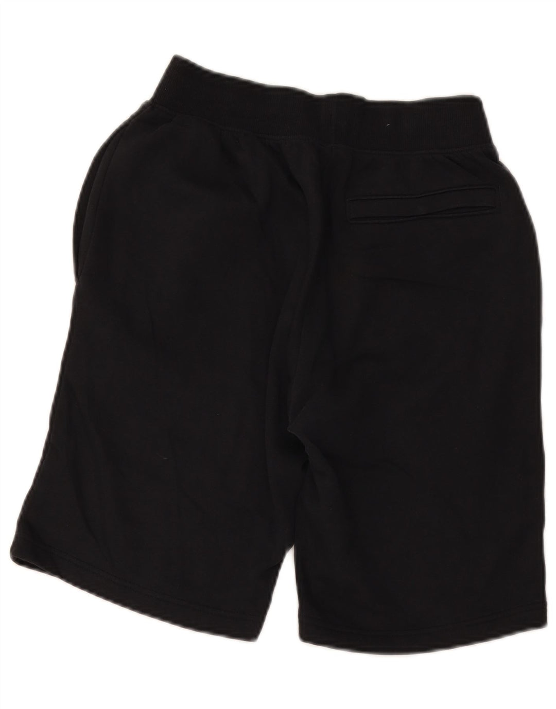Under Armour Pantalones cortos deportivos para hombre pequeños de algodón negro