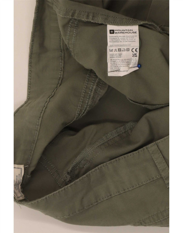 Pantalones cortos cargo para mujer Mountain Warehouse W38 XL Algodón caqui