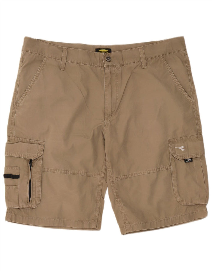 Diadora Shorts Cargo Hombre XL W38 Algodón Beige