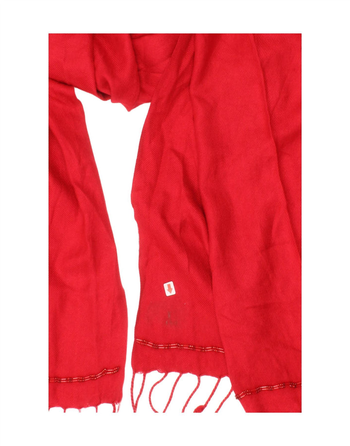 Bufanda Rectangular para Mujer Debut Talla Única Rojo Viscosa