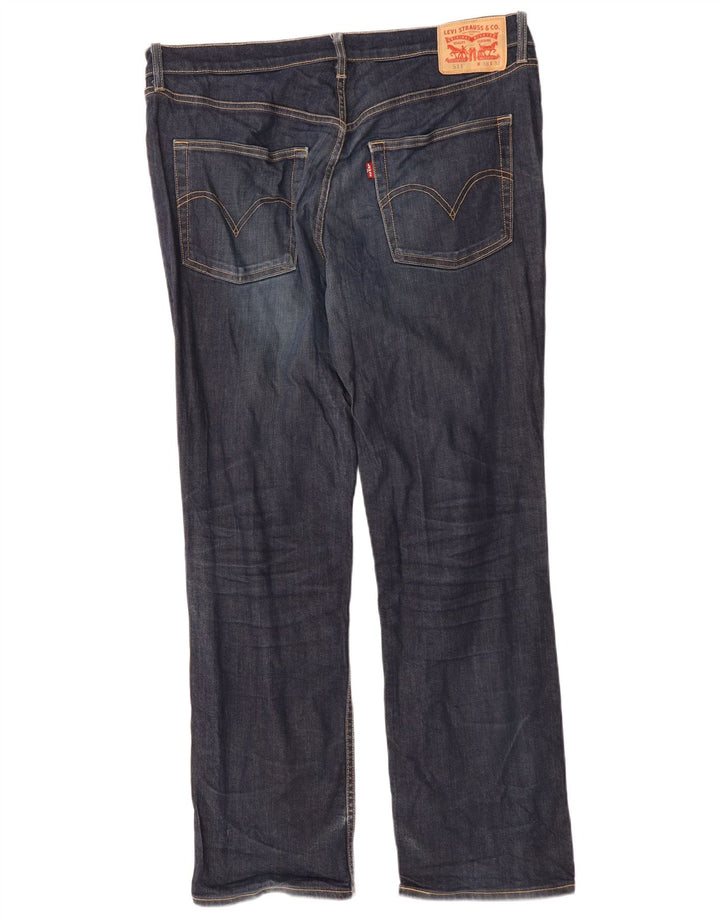 Levi's Hombre 511 Slim Jeans W38 L32 Algodón Azul Marino