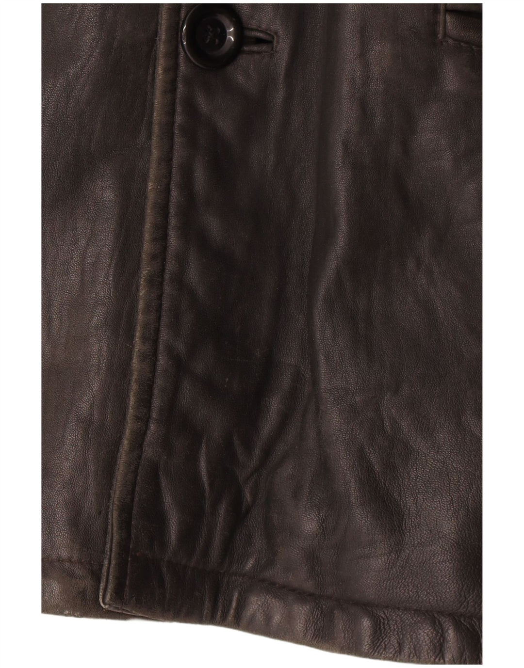 Maddox Chaqueta de cuero para hombre IT 56 3XL Cuero negro