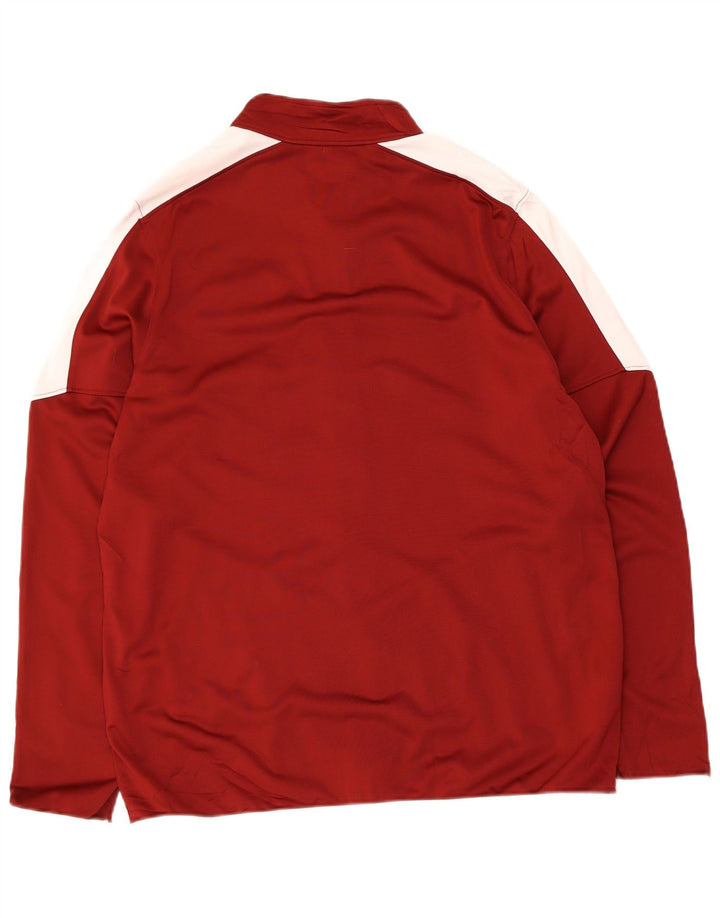 Under Armour Hombre Chándal Top Chaqueta Grande Burdeos Colorblock Poliéster