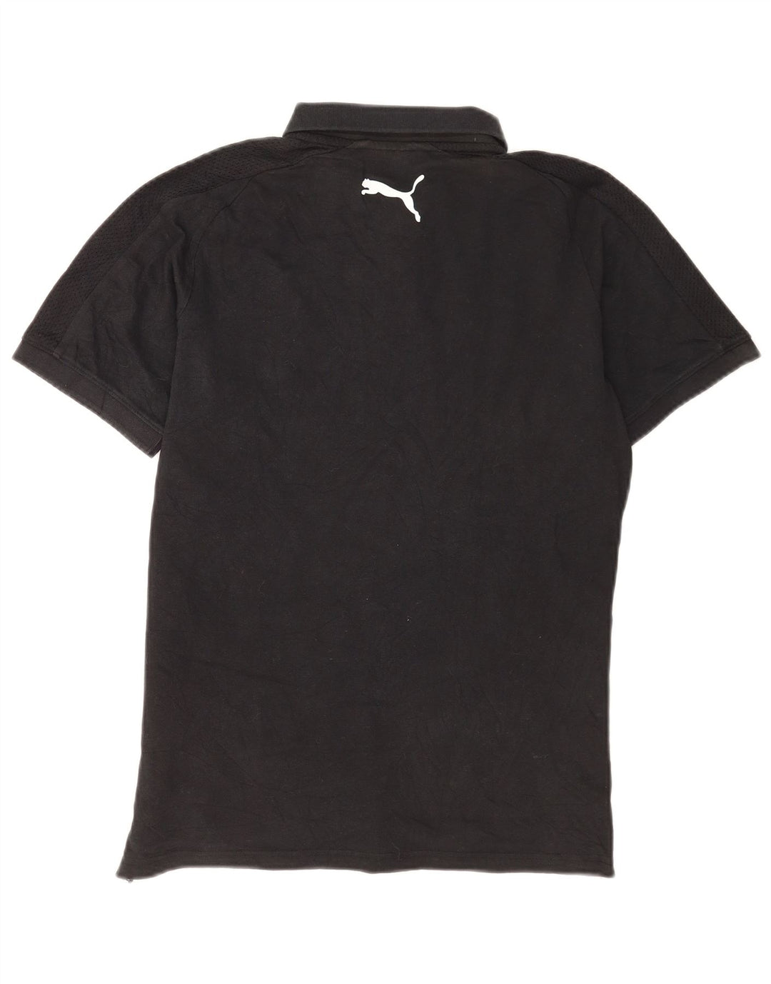 Polo Puma Hombre Pequeño Algodón Negro