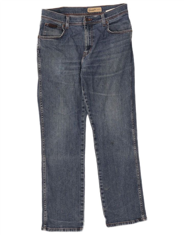 Wrangler Vaqueros Rectos Texas Para Hombre W32 L30 Algodón Azul