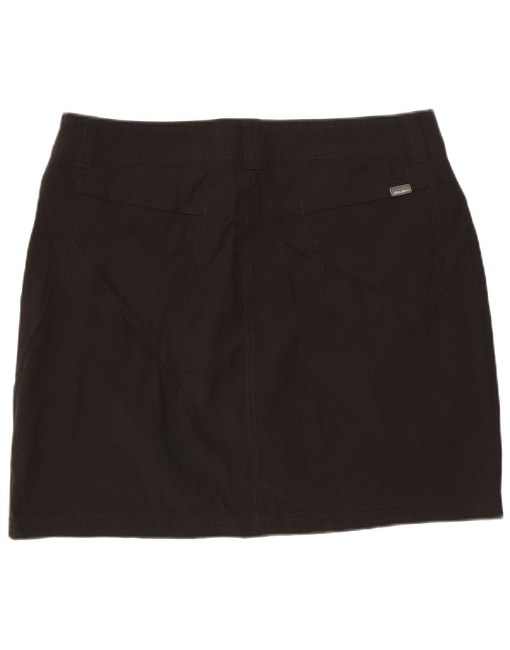 EDDIE BAUER Minifalda para mujer US 6 Mediana W32 Poliéster negro
