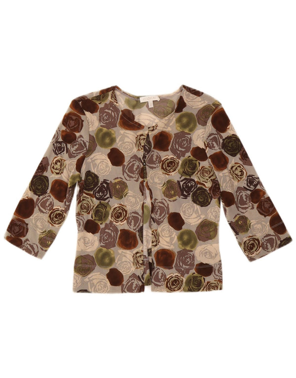 Kookai Top Bolero de manga 3/4 para mujer US 2 XS Poliamida floral multicolor