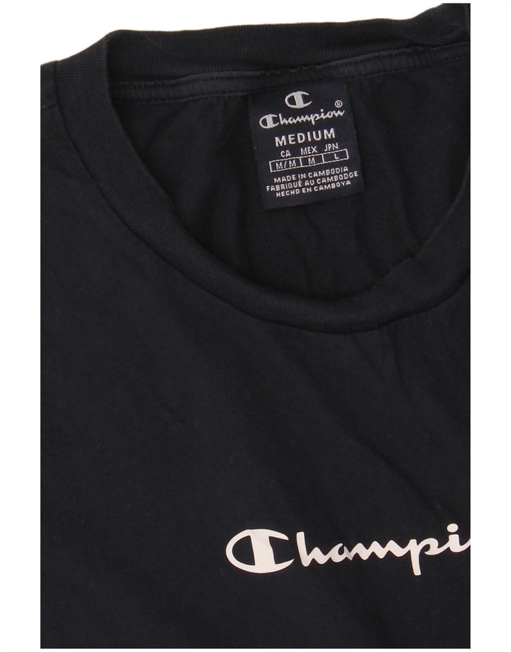 CHAMPION Camiseta gráfica para mujer Top UK 40 Medium Azul marino Colorblock