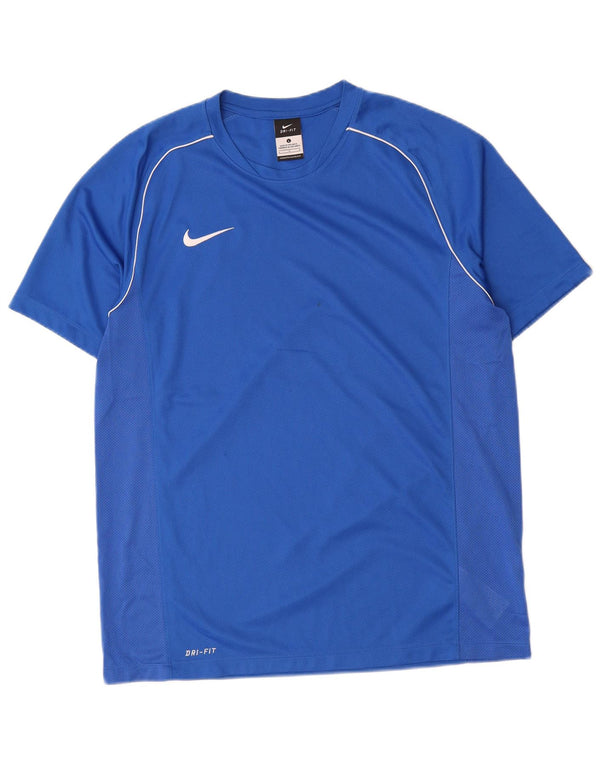 Nike - Camiseta Dri Fit para hombre, talla grande, poliéster azul