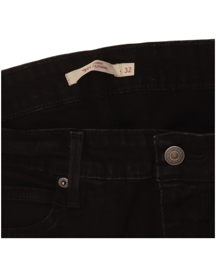 Vaqueros pitillo Levi's 711 para mujer W32 L30 Negro