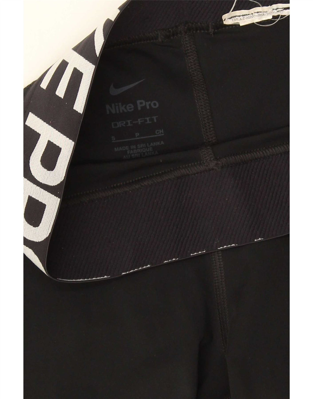 Nike Dri Fit Graphic Leggings para mujer, talla 8, color negro