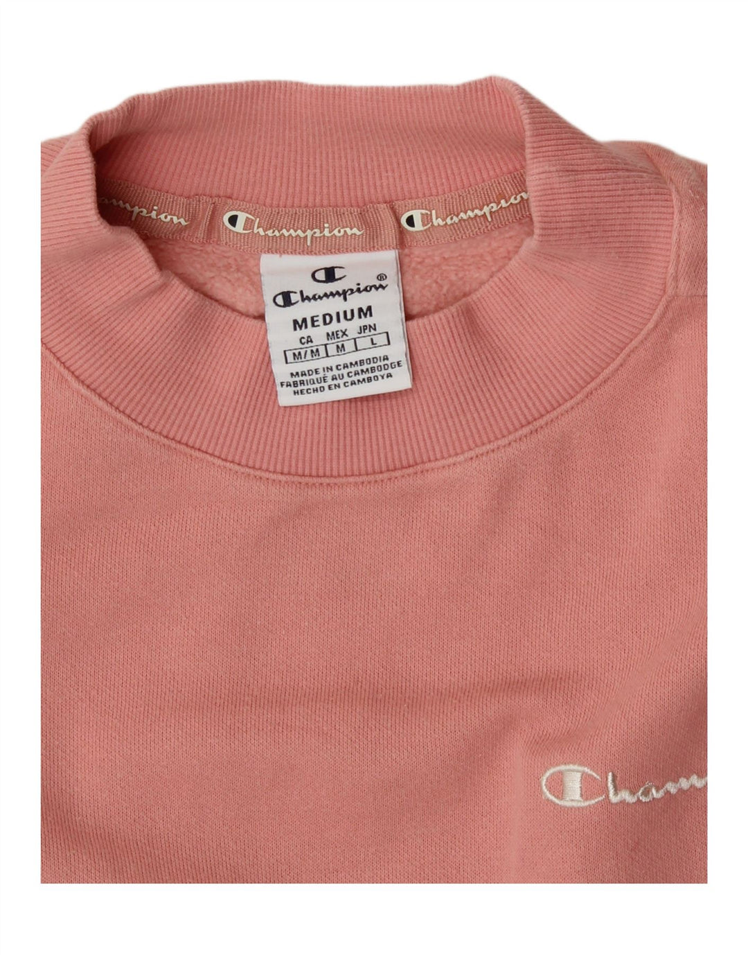 Champion Sudadera Corta Suelta para Mujer UK 14 Medium Pink