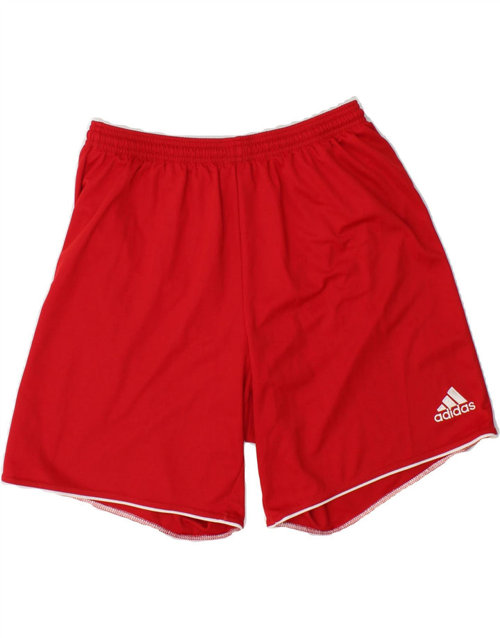 ADIDAS Mens Sport Shorts XL  Red Polyester Vintage Adidas and Second-Hand Adidas from Messina Hembry 