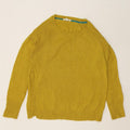 WHITE STUFF Womens Oversized Boat Neck Jumper Sweater UK 16 Large Yellow Vintage White Stuff and Second-Hand White Stuff from Messina Hembry 