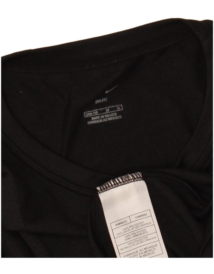 NIKE Mujer Dri Fit Top Manga Larga US 8/10 Mediano Negro Poliéster