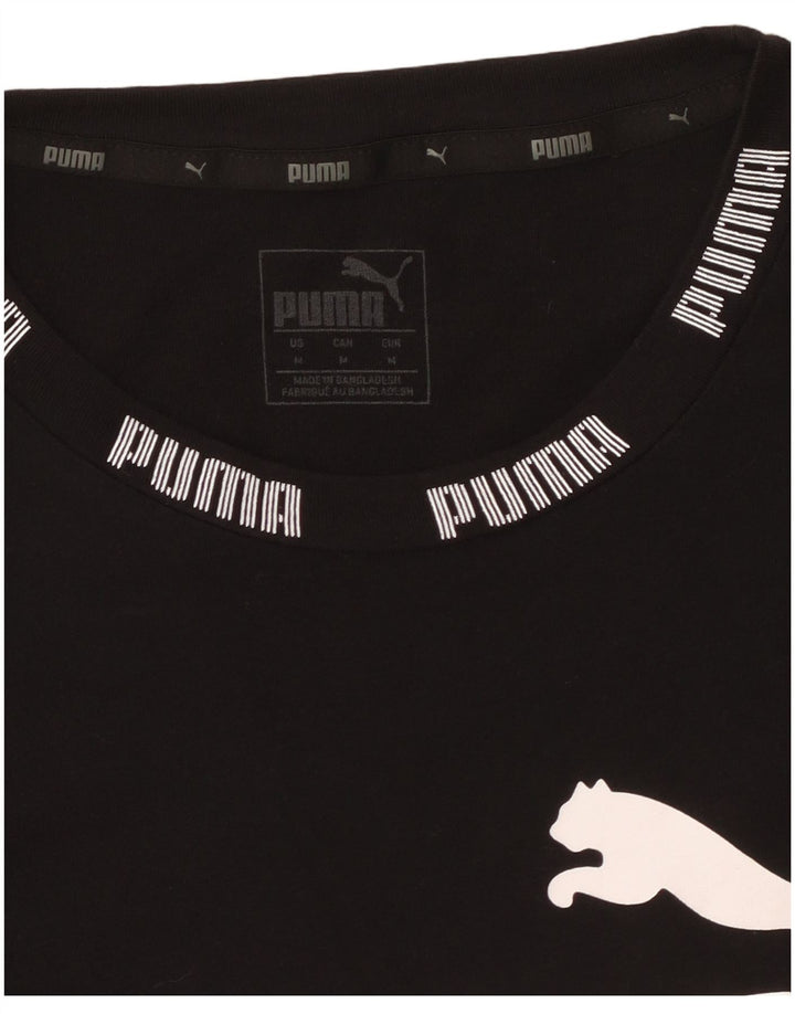 PUMA Camiseta gráfica para mujer Top UK 14 Medium Black
