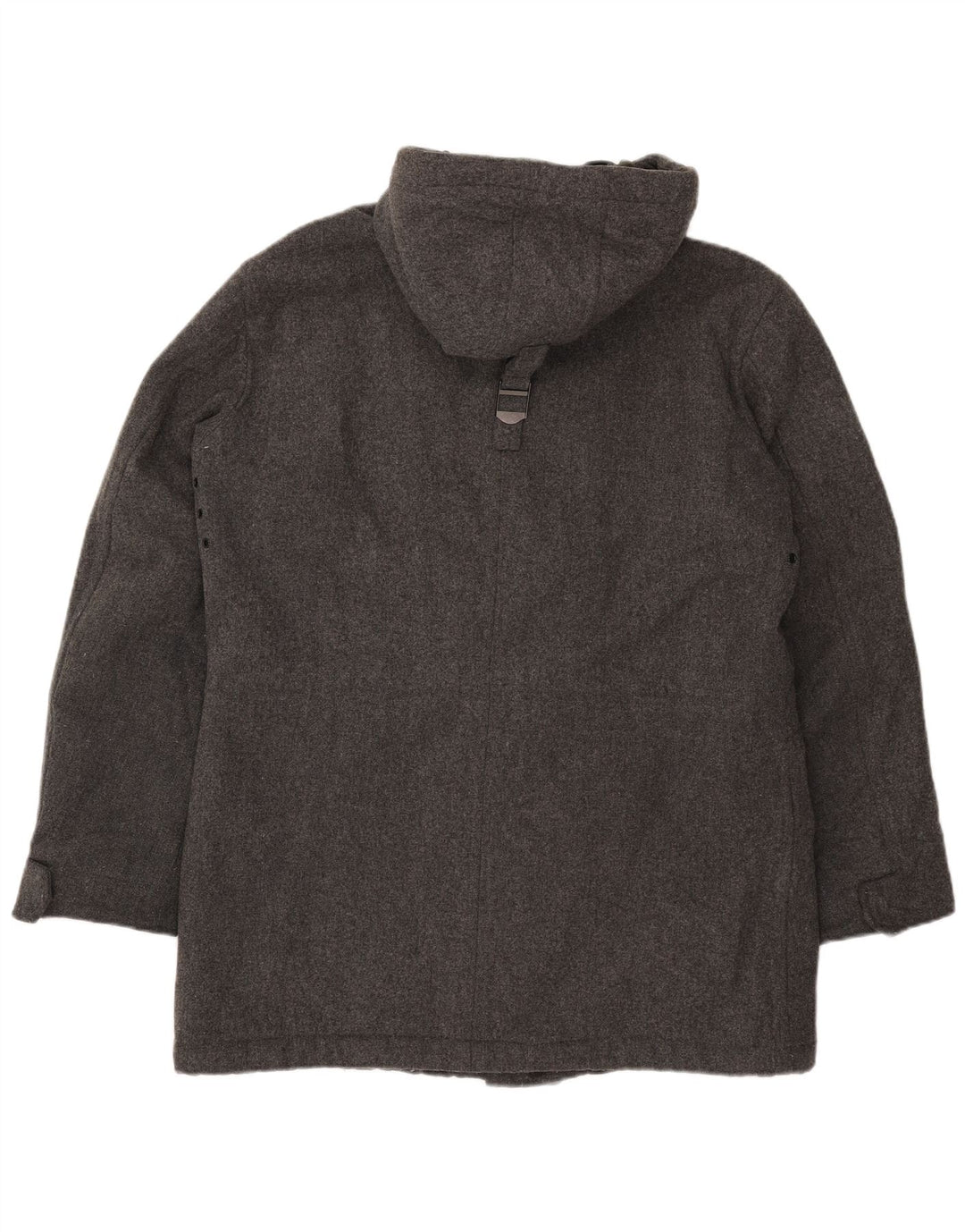 Marc O'Polo Chaqueta acolchada con capucha para hombre UK 40 Large Grey Wool