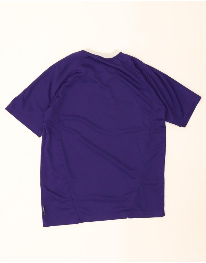 Adidas Hombre Camiseta Top Small Morado Colorblock Poliéster