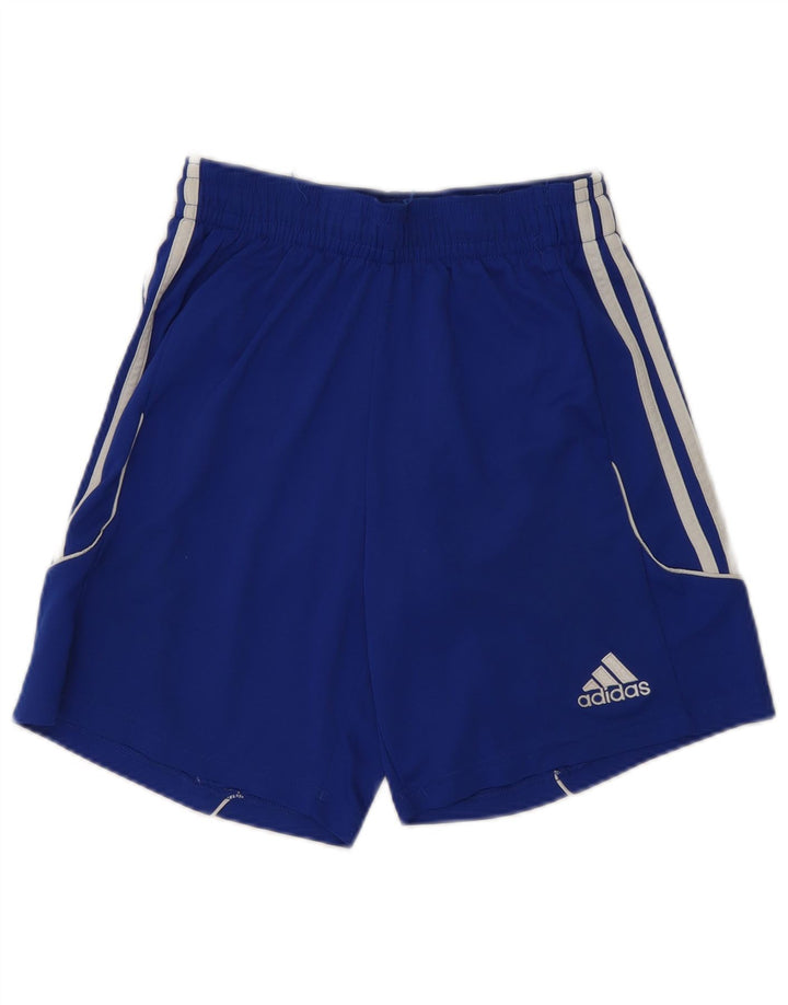 Adidas Mens Climalite Sport Shorts Pequeño Azul Poliéster