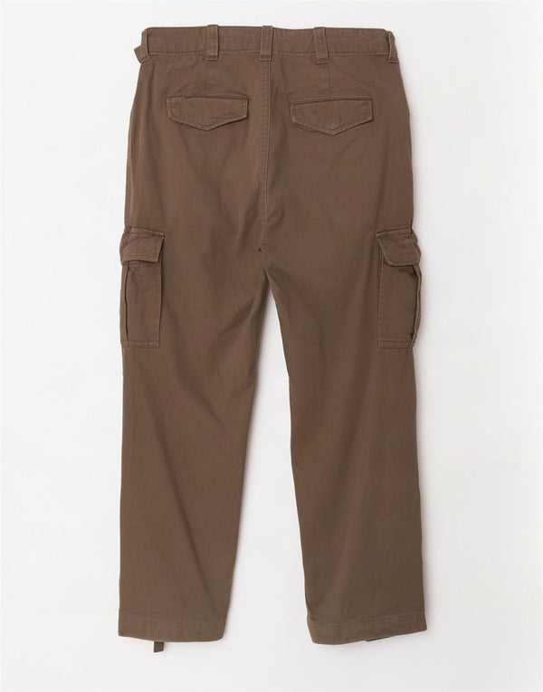 Joe Browns Pantalones cargo rectos para mujer UK 8 Small W26 L26 Algodón caqui