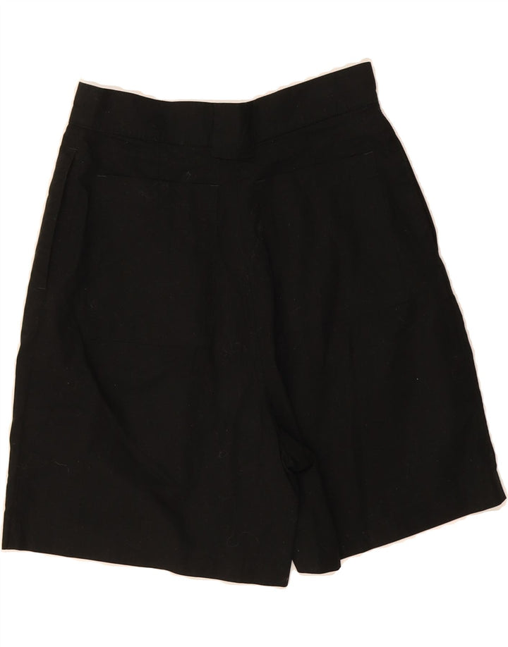UNGARO Womens Chino Shorts W26 Small Black Vintage Ungaro and Second-Hand Ungaro from Messina Hembry 