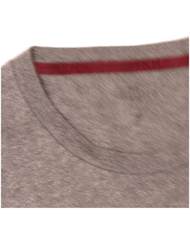 HOLLISTER Camiseta Hombre Top Gris Medio Algodón