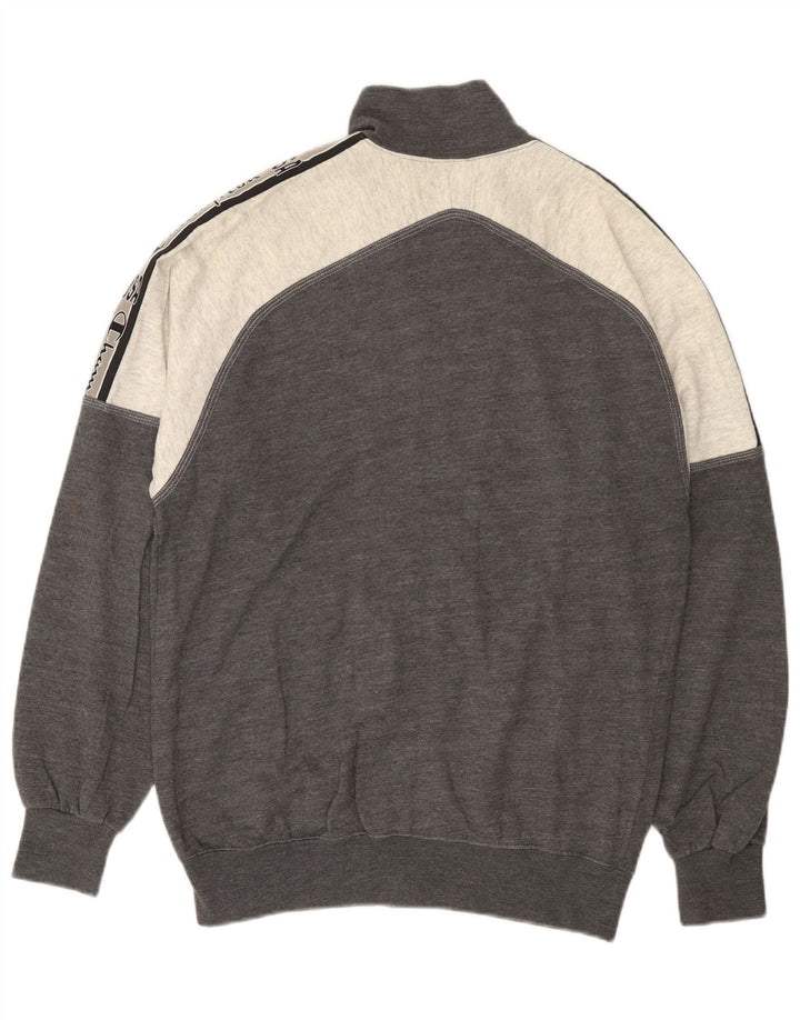 Champion Chaqueta De Chándal USA Para Hombre De Algodón Gris Medio Con Bloques De Color