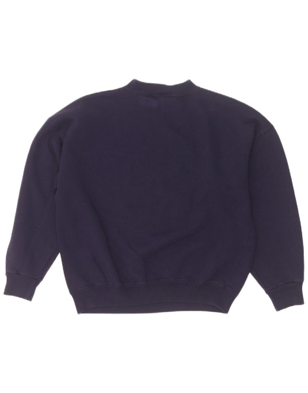 Acorn - Sudadera extragrande con estampado gráfico para mujer, talla 10, color azul marino