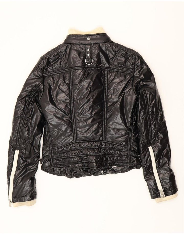 MONTECORE Chaqueta Acolchada Corta Mujer IT 42 Mediana Poliamida Negra