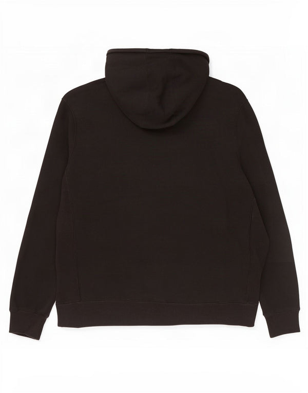 Puma - Sudadera con capucha para hombre, diseño gráfico, talla grande, algodón negro