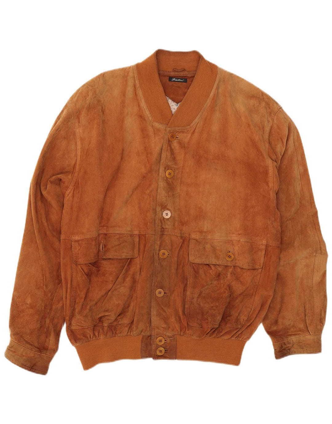 Pielini Chaqueta bomber de ante para hombre IT 56 3XL Beige
