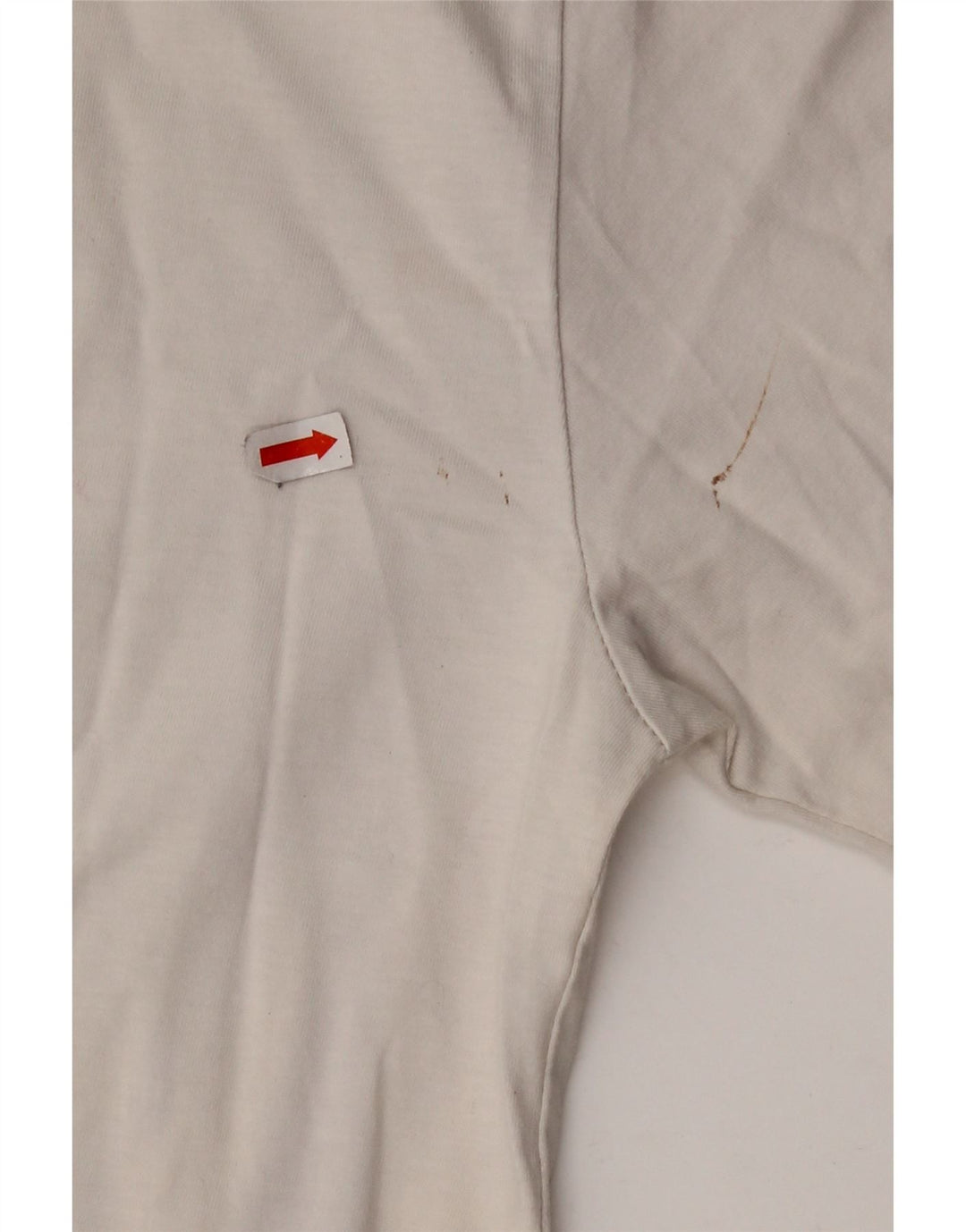 LEVI'S Camiseta gráfica para hombre Top grande de algodón blanco roto