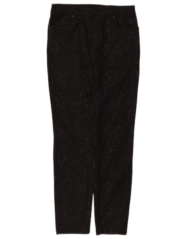 Phase Eight Pantalones informales ajustados para mujer UK 40 Medium W30 L29 Black Moteado