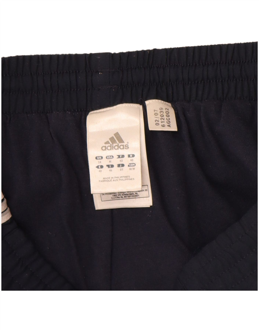 Adidas Pantalones cortos deportivos para mujer UK 44 Medio Azul marino Poliéster