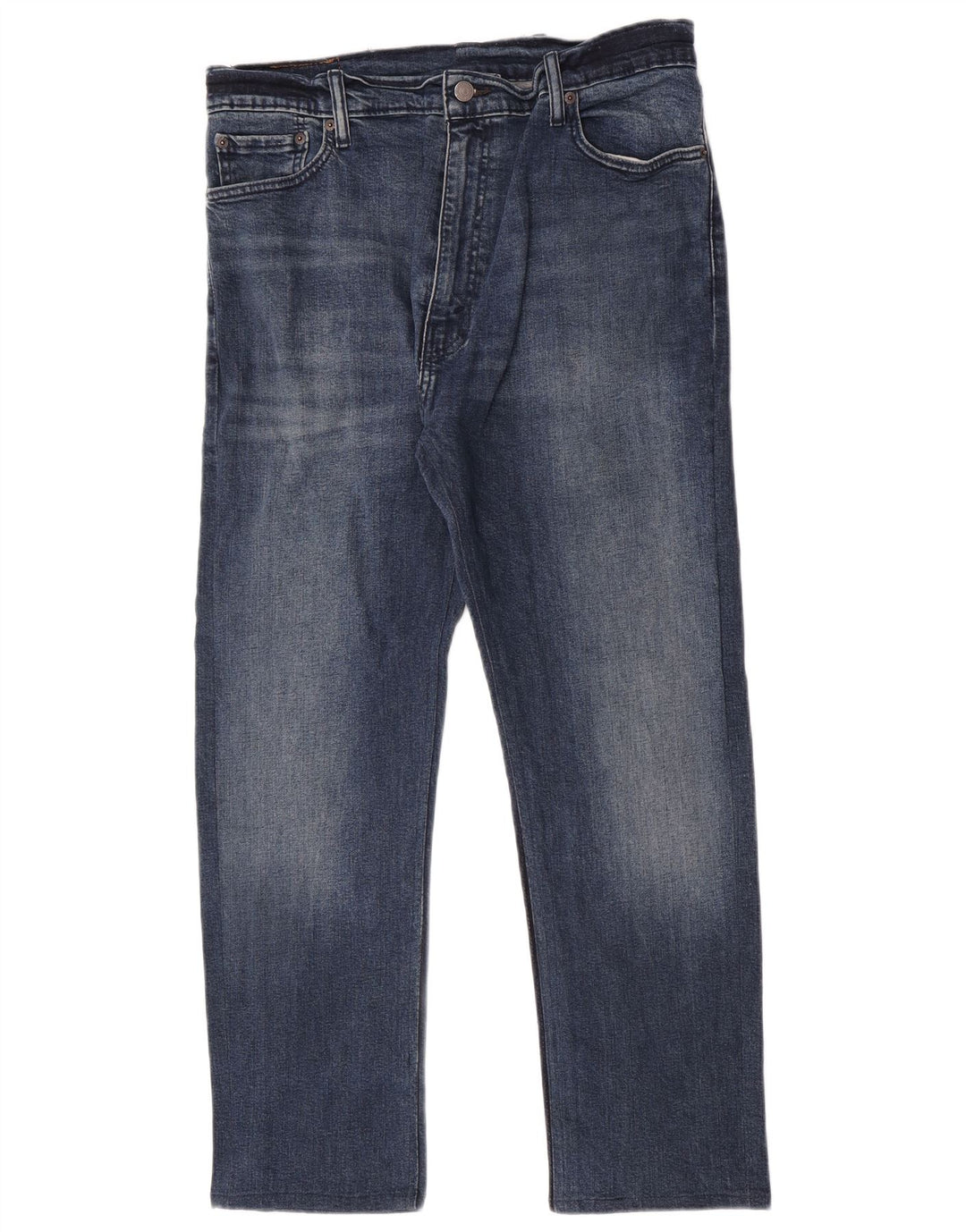 Levi's Hombre 513 Slim Straight Jeans W40 L27 Algodón Azul