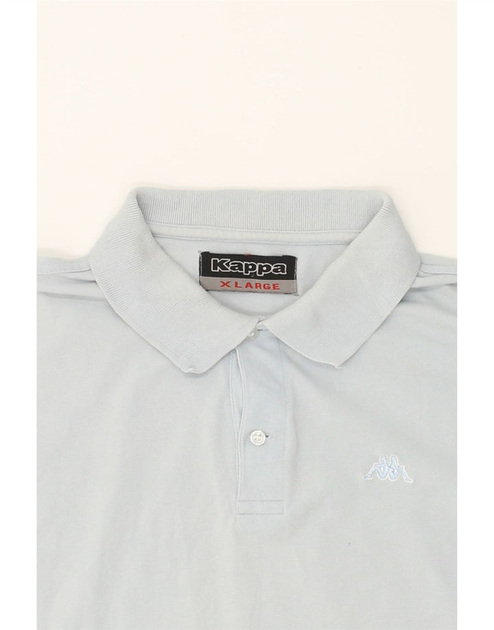KAPPA Mens Polo Shirt XL Blue Cotton Vintage Kappa and Second-Hand Kappa from Messina Hembry 