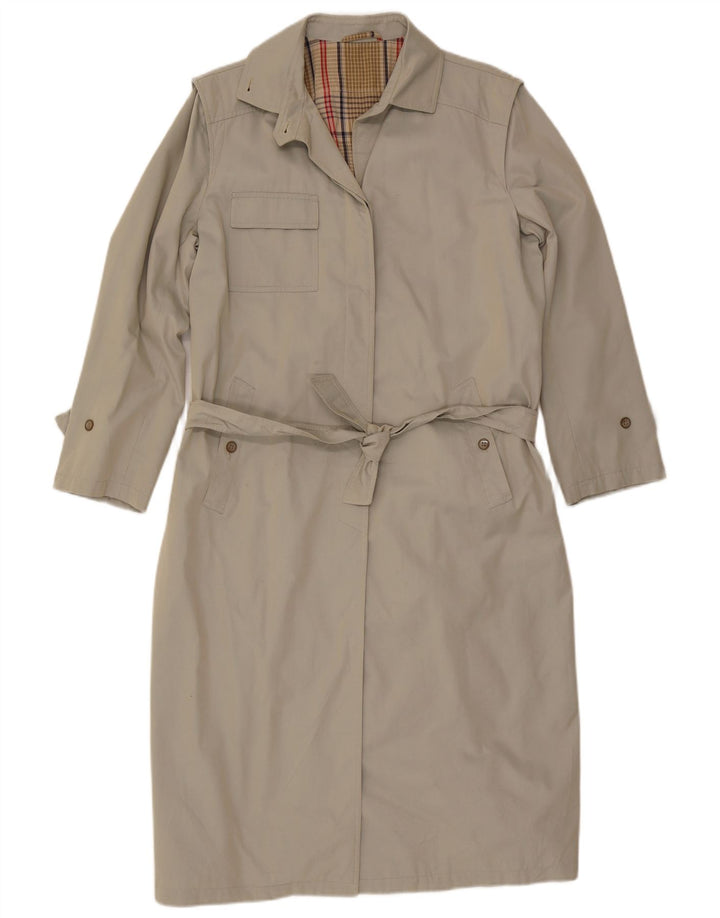Gabardina vintage para mujer IT 44 Algodón beige medio