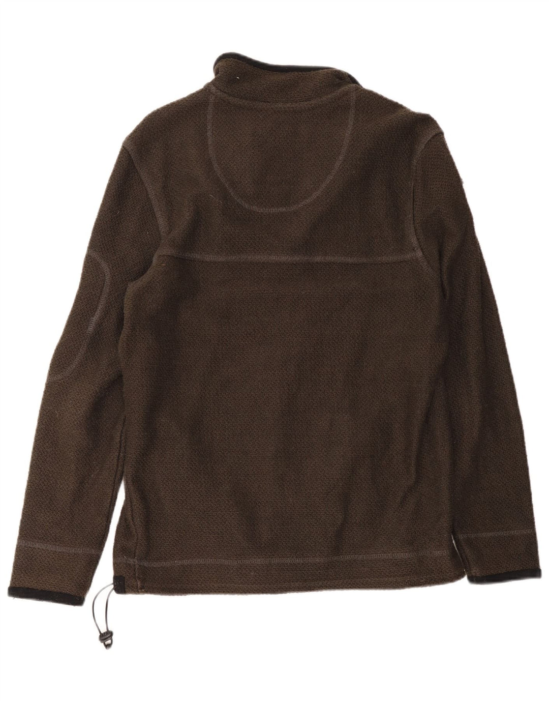 Weird Fish Sudadera con Cuello y Cremallera para Hombre Jersey Medium Khaki Cotton