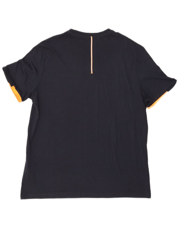 Lotto Hombre Camiseta Gráfica Top XL Azul Marino Algodón