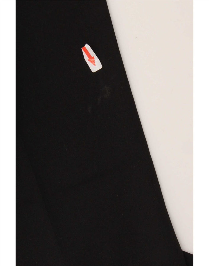 Oasis Pantalones de traje con corte de bota para mujer UK 10 Small W28 L31 Poliéster negro