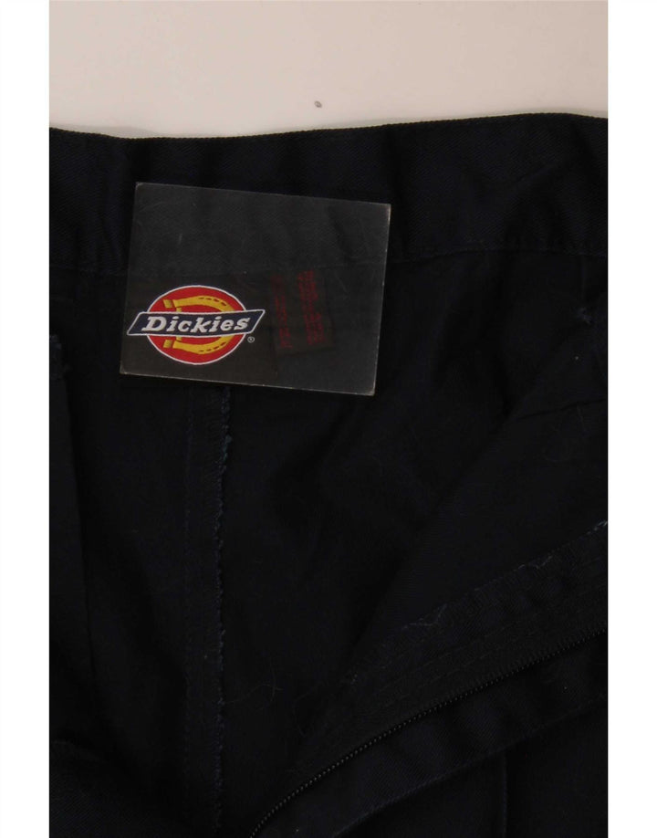 Dickies Pantalón de traje recto para hombre W40 L28 Azul marino Poliéster clásico