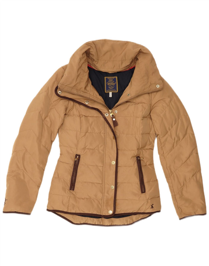 Chaqueta acolchada para mujer Joules UK 8 Small Beige Poliéster