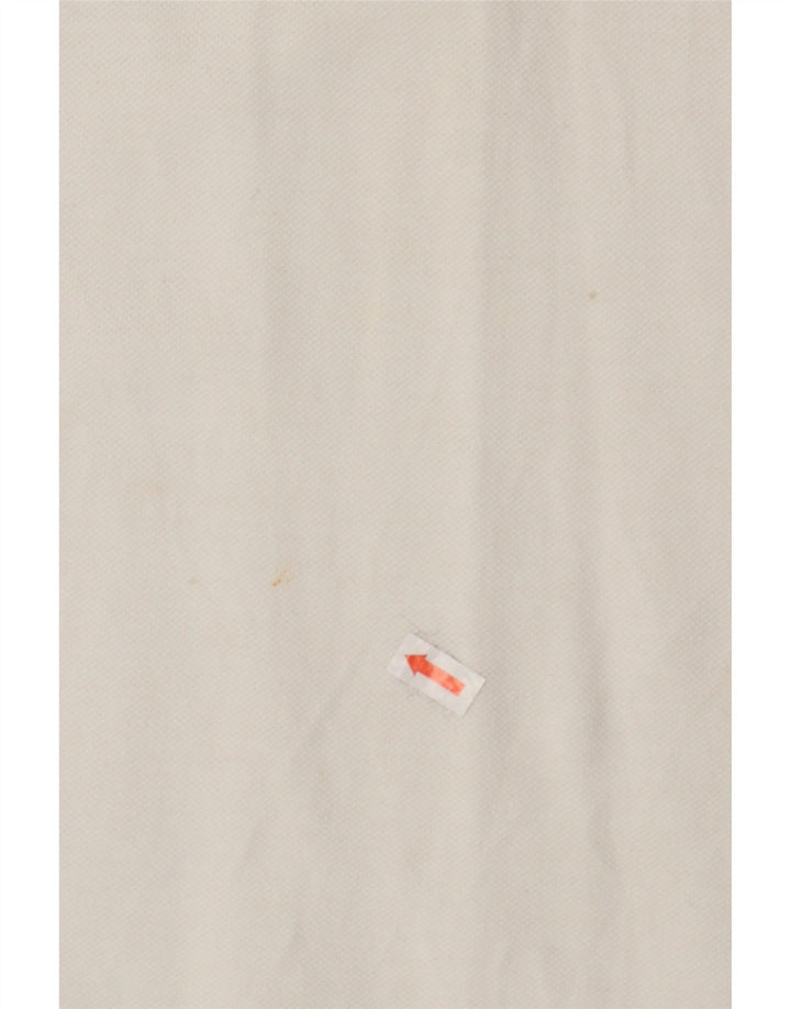 ELLESSE Mens Polo Shirt XL White Cotton Vintage Ellesse and Second-Hand Ellesse from Messina Hembry 