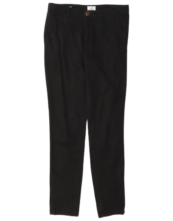 Jack & Jones Mens Slim Chino Pantalones W30 L34 Algodón Negro