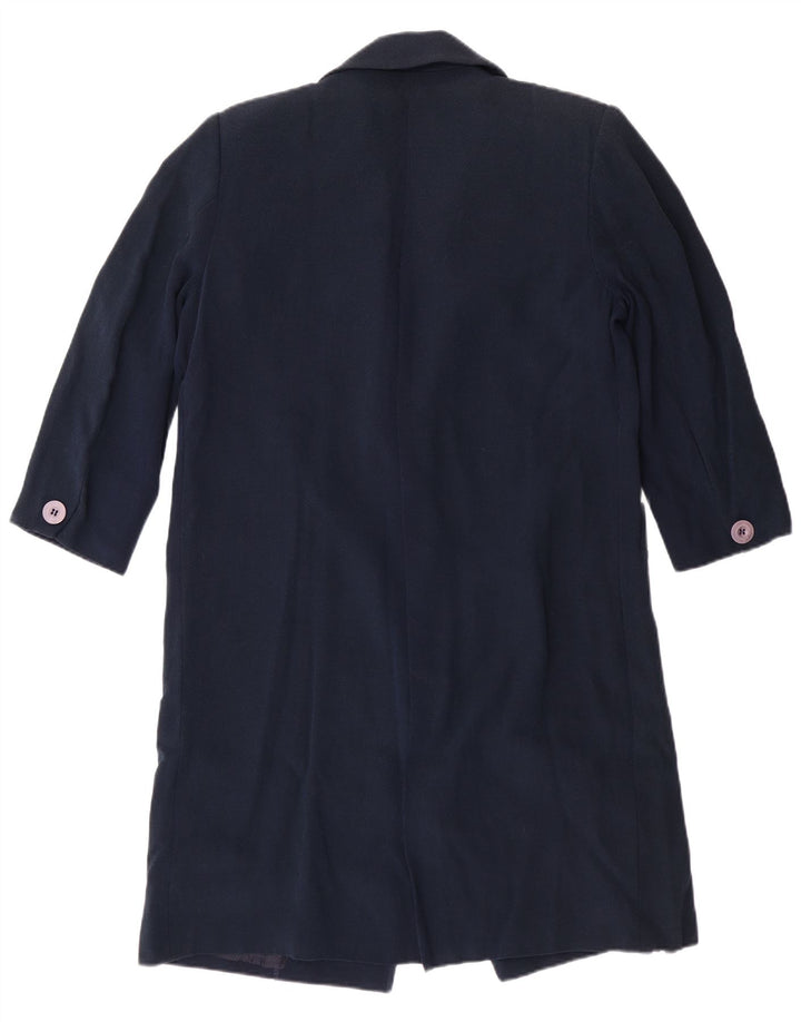 LUISA SPAGNOLI Chaqueta tipo blazer de 3 botones para mujer UK 44 Azul marino mediano