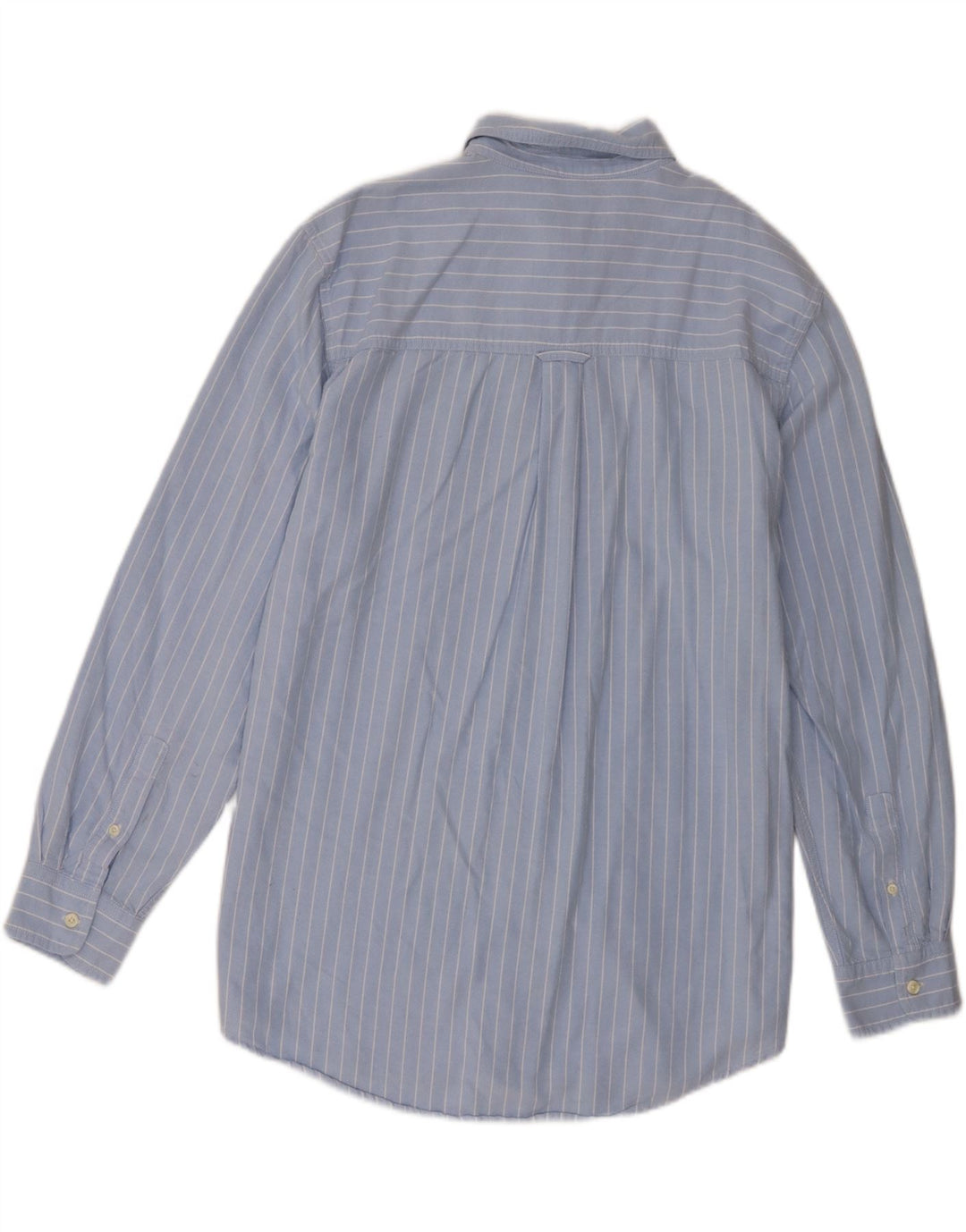 Chaps Camisa para hombre grande de algodón a rayas azules